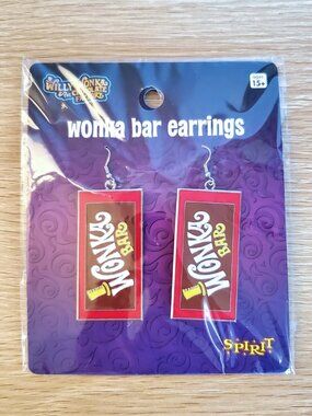 NWT Wonka Bar Earrings